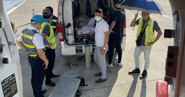 식도천공 환자 호치민에서 인천으로 이송완료