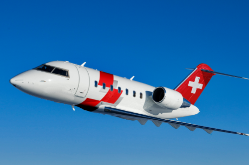 에어앰뷸런스로 가나 코로나 환자 한국으로 긴급 이송