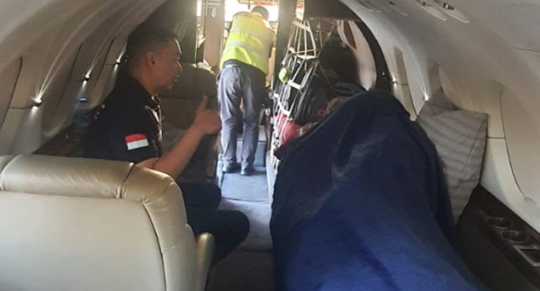 디스크환자 몽골에서 한국으로 이송완료