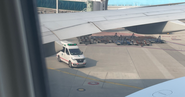 요추골절환자 카자흐스탄에서 한국으로 이송완료