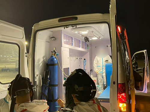 베트남 체류중인 주재원 에어앰뷸런스 해외환자이송