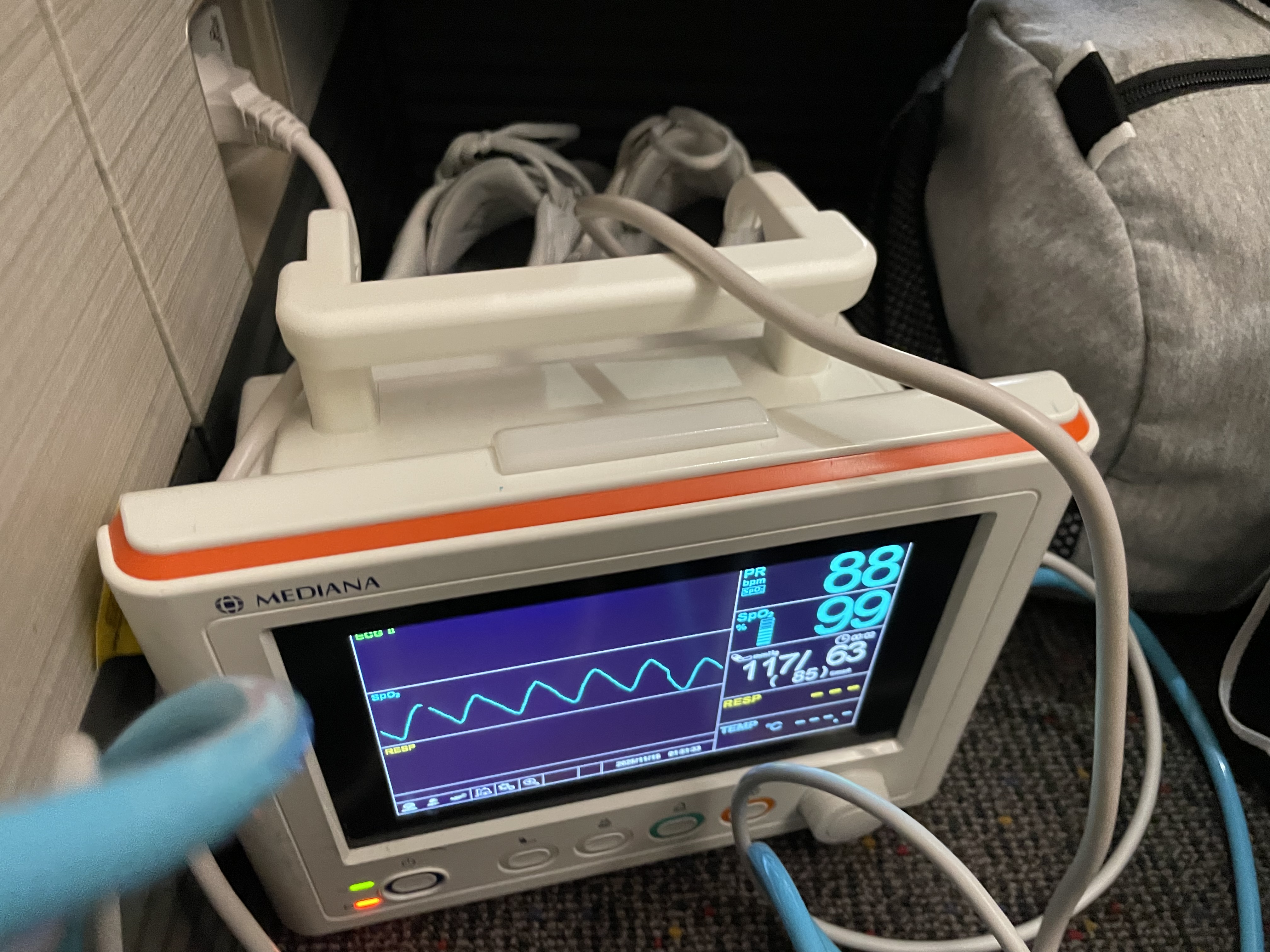 폐섬유증환자 LA에서 한국으로 이송완료