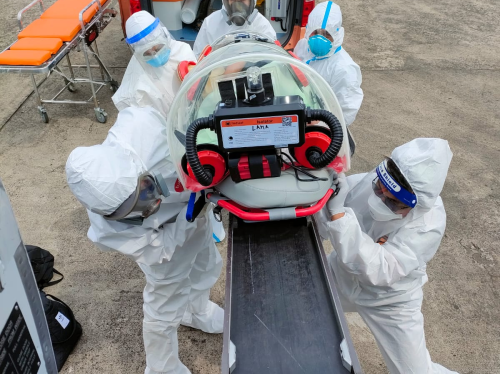 코로나19환자, 인도네시아-필리핀-한국 AA이송