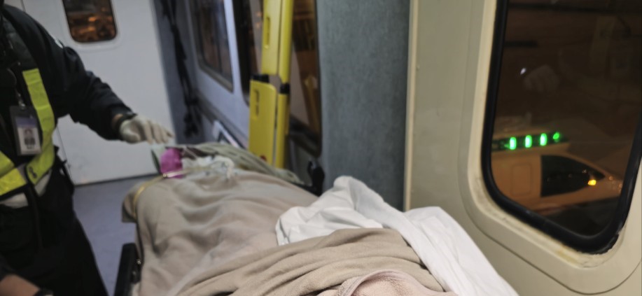 뇌경색환자 베트남 호치민에서 한국으로 이송