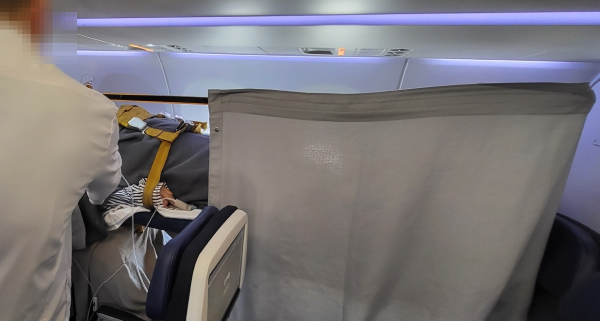 뇌출혈환자 중국에서 한국으로 이송완료