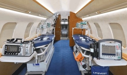 뇌경색 환자 인천에서 나리타로 이송완료