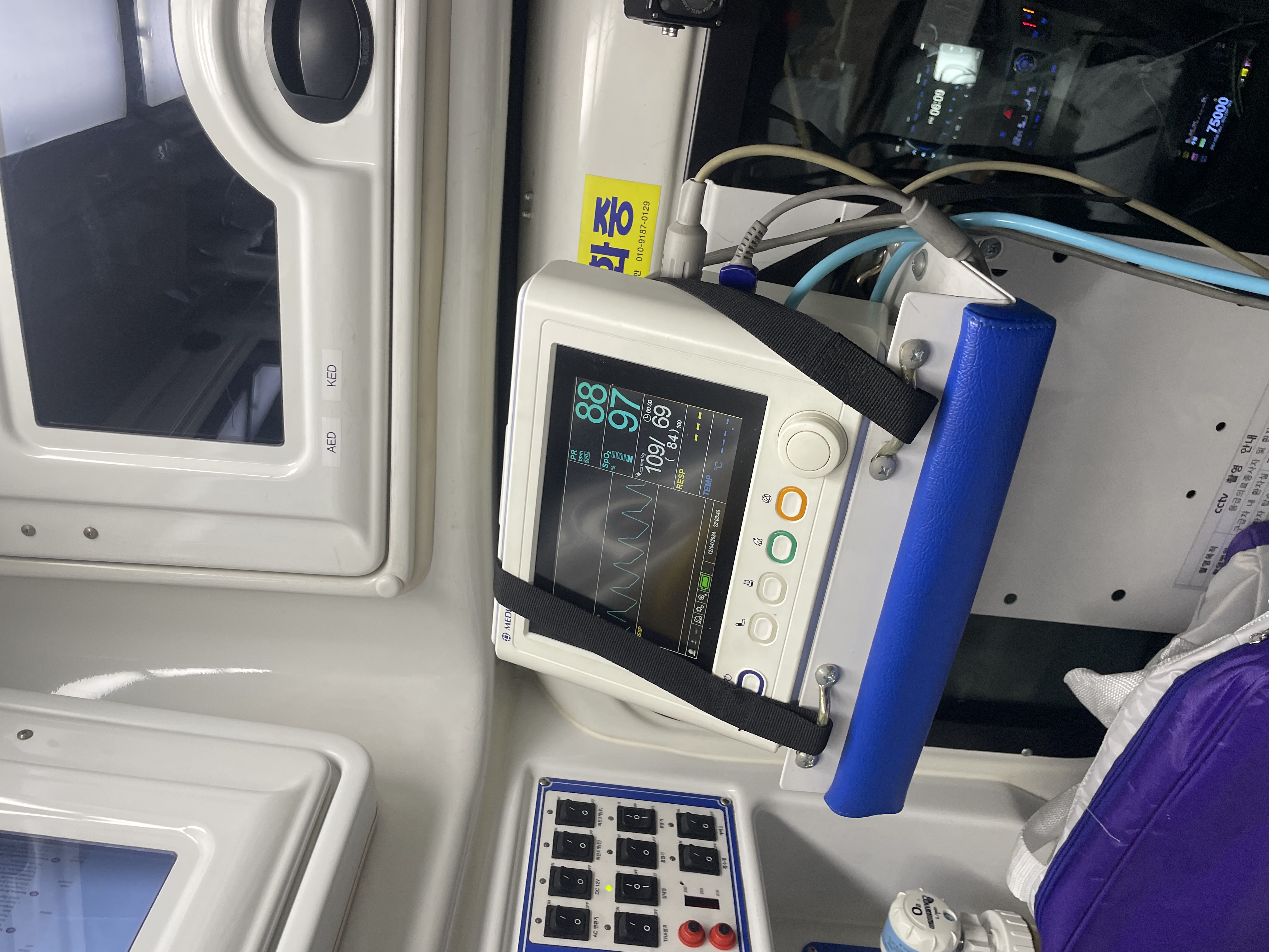 뇌출혈 환자 미국에서 한국으로 이송완료