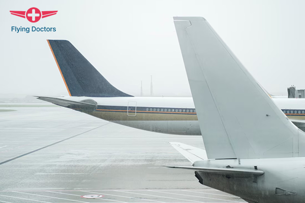 뇌출혈 환자 하노이에서 인천으로 이송완료