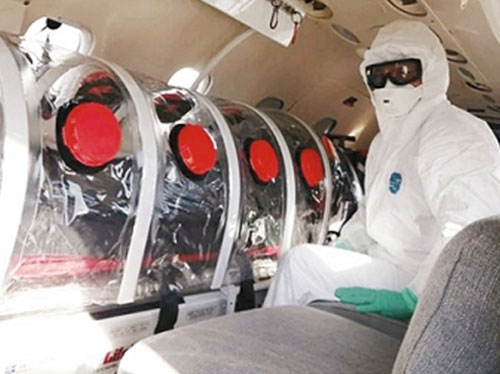 [국민일보] 코로나 감염 선교사 이송 ‘에어앰뷸런스’ 떴다