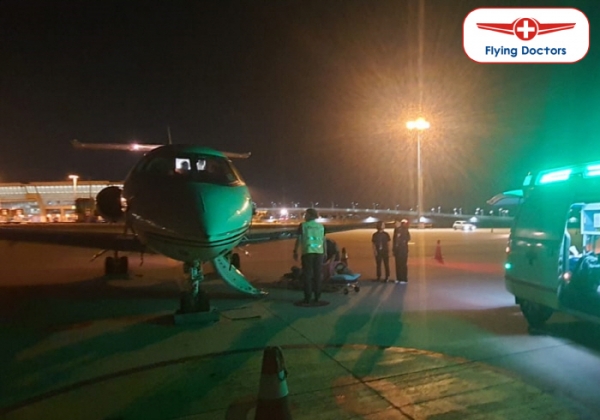 [파이낸스투데이] 지상 40,000ft 위에서 걸려온 전화… 플라잉닥터스 해외환자 이송 사례